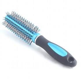 High Quality Blue And Black Non-slip Plastic Handle Roll Comb