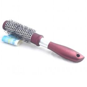 Top End Silver And Red Roll Massage Hair Brush
