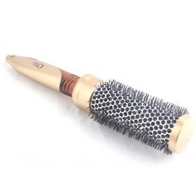 Simple Design Stylish Earth Yellow L Size Roll Hair Brush