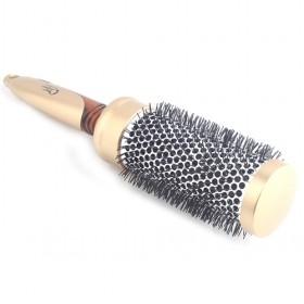 Simple Design Stylish Earth Yellow XL Size Roll Hair Brush