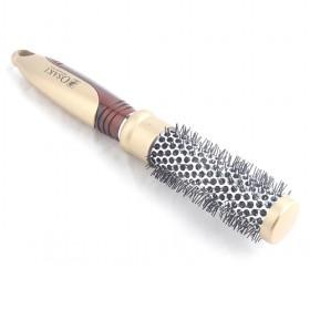 Simple Design Stylish Earth Yellow M Size Roll Hair Brush