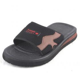 Mens Mesh Black Slipper