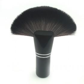 Elegant Black Wooden Handle Ulstra Soft Bristle Cosmetic Makeup Brushes Set