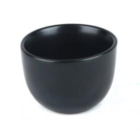 80cc Ceramic Bowl, Full Black Serving Bowl
