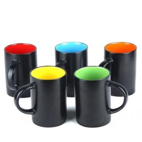 Hot Sale Black And Glamorous Collision Glaze Coffee Mugs/ Water Cups/ Discount Mugs For Promotion