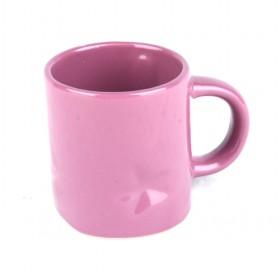 Good Quality Large Volume Nice Standard Plain Pink Ceramic Cups