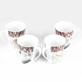 Coffee Beans Printed Ceramic Cups And Mugs/ Pottery Water Cup