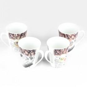 Coffee Beans Printed Ceramic Cups And Mugs/ Pottery Water Cup