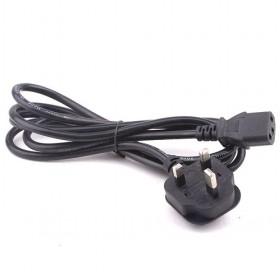 Power Cord With Big Size British Plug, 1.5 Meters Power Cord With Connector