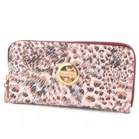 New Women Animal Print Long Zip Bag, Clutch Wallet, Purse