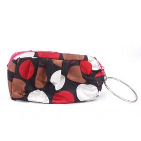 Three Colors Double-layer Zipping Portable Waterproof Multifunctional Zipping Cosmetic Makeup Bag