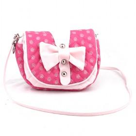 Cute Pink Spots Decorative Double-layer Zipping Portable Waterproof Multifunctional Cosmetic Makeup Bag