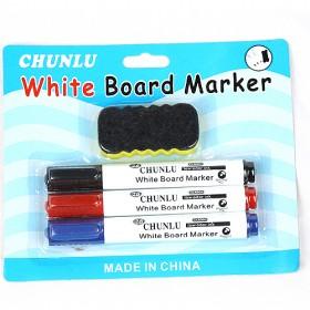 Top Quality Marker Pen, 3 Colors Multi-function Stationery Marker Gel Pen For CD/DVD/whiteboard