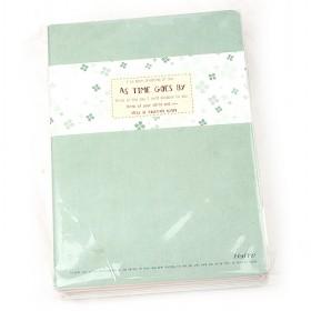 New Cute Green Lovely Girl Diary Book,Notepad,Note Pad Memo,Paper Notebook,note Book