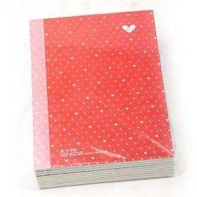 Best Selling Red Notebook,misdo Licca Note Book, Wholesale Free Shipping Kawaii Jotter, Korean Design Notepad