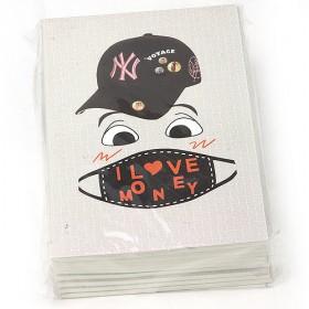 Best Selling Cartoon Notebook,misdo Licca Note Book, Wholesale Free Shipping Kawaii Jotter, Korean Design Notepad