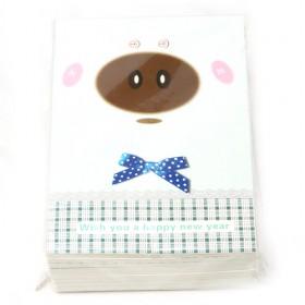 Korean Brand Fastener Pastoral Notepad Note Pad Diary Book Note Book Agenda Memo Pad
