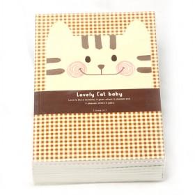 Korean Brand Cat Baby Pastoral Notepad Note Pad Diary Book Note Book Agenda Memo Pad