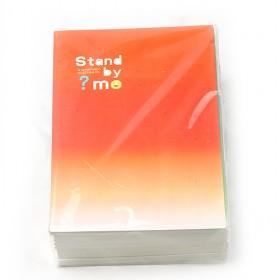 Korean Brand Orange Pastoral Notepad Note Pad Diary Book Note Book Agenda Memo Pad