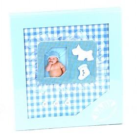 China Blue Photograph Studio Customize Baby Photo Album