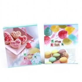 DIY Fashion Cake Design Korean Sticker Photo Album Double Face Gilding