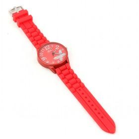 Hot Sale Fashionable Red Ceramic Ladies Quartz Wrist Watch