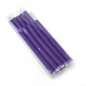 Wholesale Fashionable Design Delicated Purple Rubber Rods Hair Roller Set