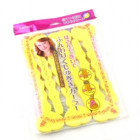 Wholesale Popular Portable Nice Yellow Foam Hair Roller Set
