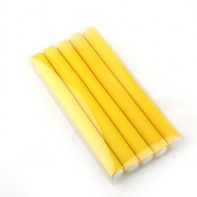 Wholesale Popular Design Light Yellow 5pcs Rubber Rods Hair Roller