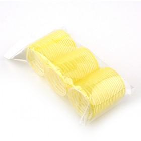 Wholesale Good Quality Yellow Cute Bendy Sponge Soft Hair Roller