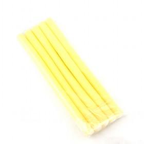Wholesale Unqiue Sweet Light Yellow Slim Sponge Curlers For Long Hair Set