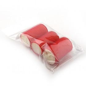 Wholesale Good Quality 3pcs Cute Red Bendy Sponge Soft Hair Roller