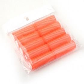 Wholesale Good Quality 10pcs Orange Cute Bendy Sponge Soft Hair Roller