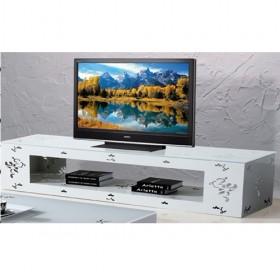 White Pastoralism Floral Prints TV Cabinet/ Tv Stands/ Tv Furniture