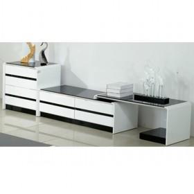 Black And White Mini Cute Corner TV Cabinet/ Tv Stands/ Tv Furniture