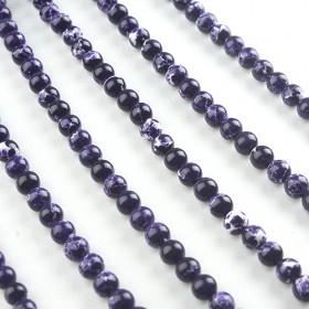 6mm Purple Turquoise Stone Beads