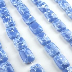 Square Blue Turquoise Stone Beads