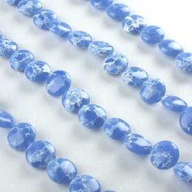 Round Blue Turquoise Stone Beads
