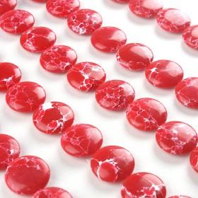 20mm Red Turquoise Stone Beads