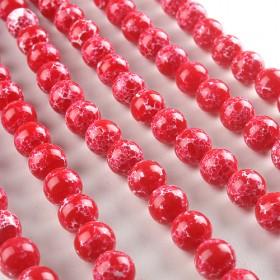 13mm Red Natural Turquoise Stone Beads