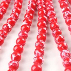12mm Red Natural Turquoise Stone Beads