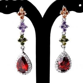 Bridal Zircon Earrings