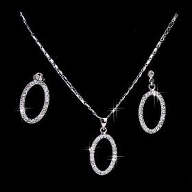 Fashion Zircon Necklace Set