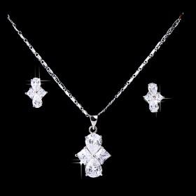 Classical Zircon Necklace Set