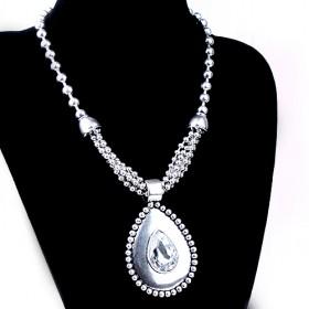 Oval Alloy Necklace