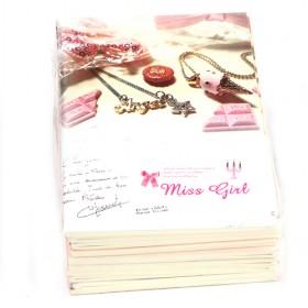 Cute Necklace Note Books;Diary Books;School Books;Kids Gifts,64K38P,140*103MM