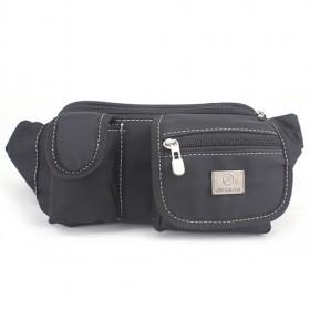 Top Quality Absolute Black Security Travel Ticket Waist Purse/Pouch Money Coin Cards Passport Belt Bag