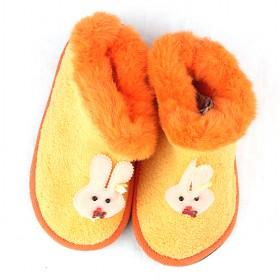 Orange Rabbit Kids Slippers