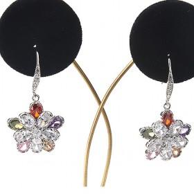 Colorful Zircon Earrings