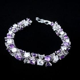 Purple Zircon Bracelet